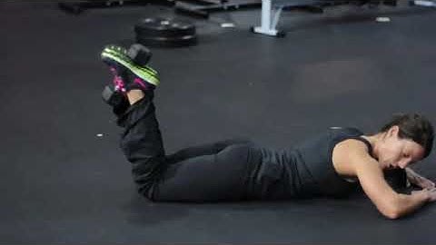 How to: Lying Leg Curl With a Dumbbell at Home