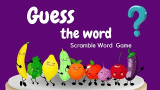 Scramble Word Games | Guess The Word Game #scrambler #braingames #guesstheword screenshot 5