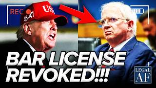 Trump STUNNED as MAIN LAWYER Gets DISBARRED