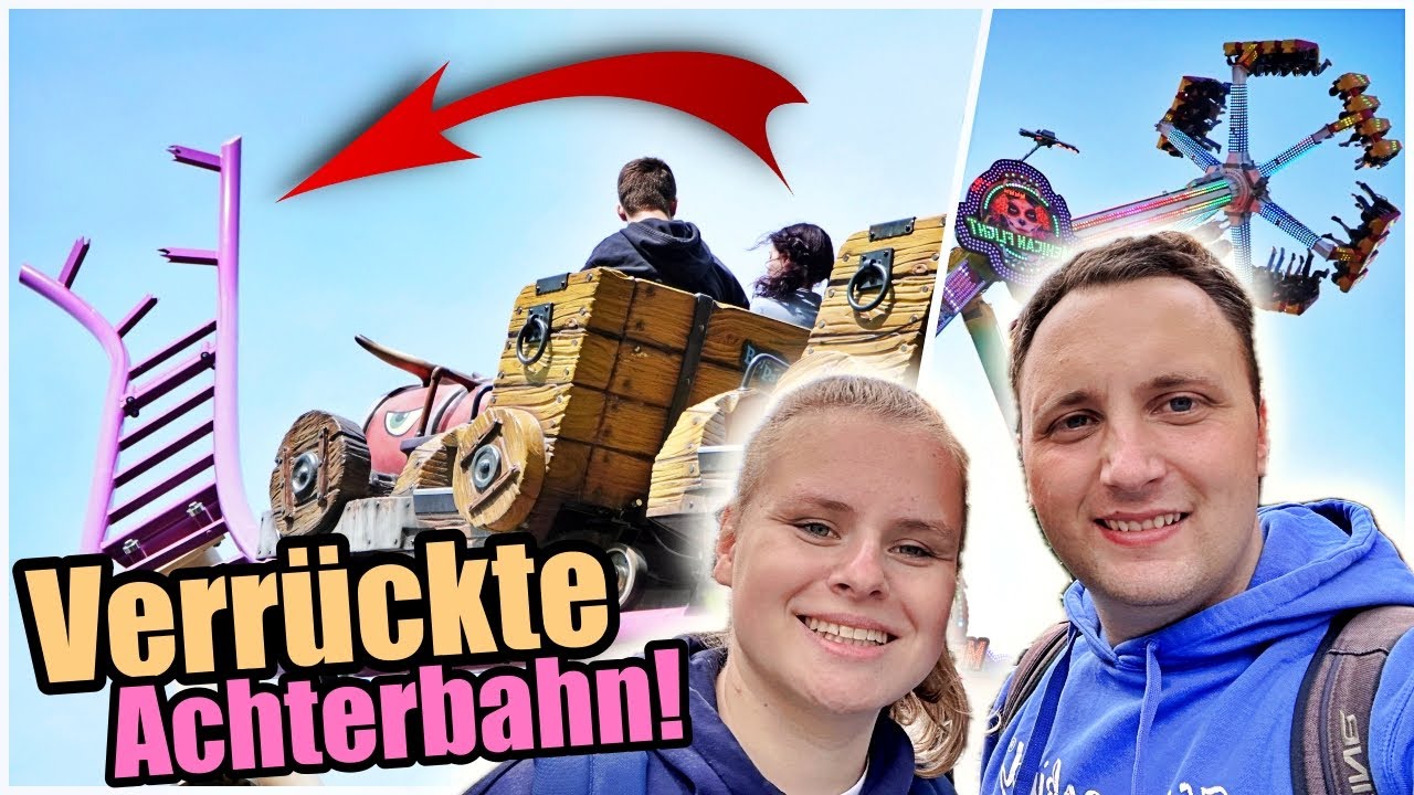 Wir testen die neue Firlefranz Familien-Achterbahn im Bayern Park 2024! + Volksfest Burghausen 🏰