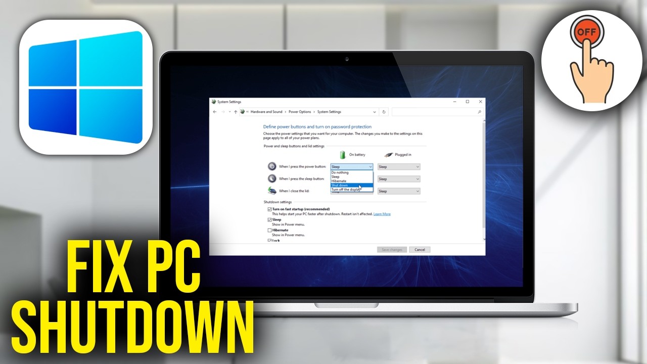 How To Fix Windows 10/11 Laptop or PC Not Turn Off after Clicking Shut ...