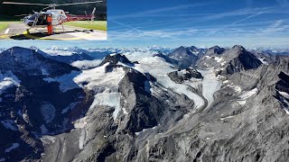 Helicopter Flight Over Jungfraujoch, Eiger & Aletschgletscher 06.09.2024 Switzerland