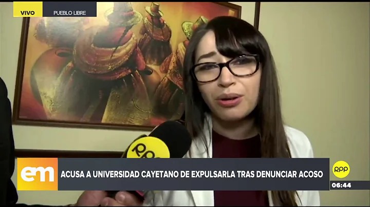 Rosa Canales acus a la Universidad Cayetano Heredi...