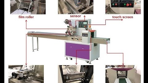 Automatic horizontal wrapping flow pack packing machine ice cream lolly popsicle packaging machine