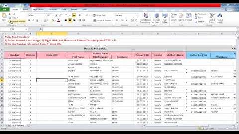 Making CSV file in excel easy steps