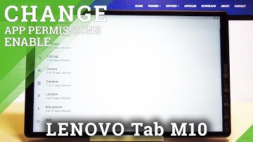 How to Open App Permission in LENOVO Tab M10 – Control Apps
