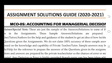 MCO 05 IGNOU SOLVED ASSIGNMENT 2020-21