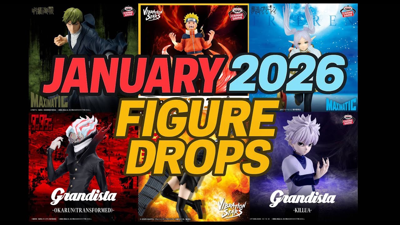 JANUARY 2026 FIGURE DROP – Japanese Prize Figure Lineup!