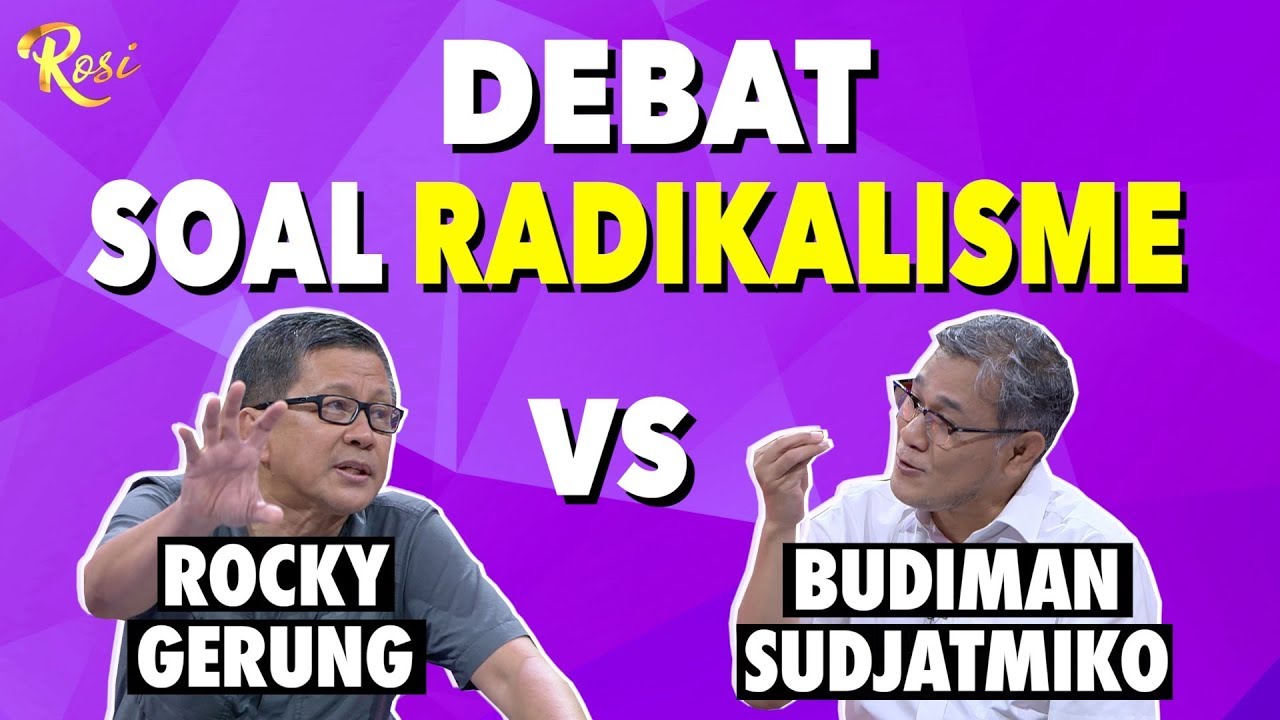 Seru! Rocky Gerung Vs Budiman Sudjatmiko Debat Soal Radikalisme | Gebrakan Menteri Jokowi - ROSI (2)