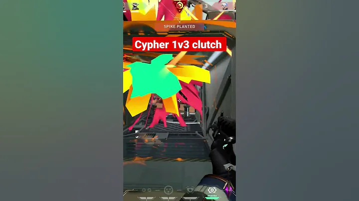 🔥 Cypher insane 1v3 clutch in Valorant