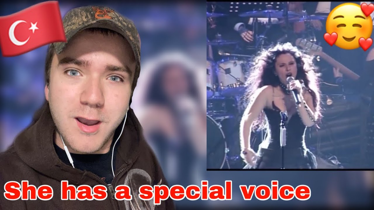 American reacts to Türkish rock| Şebnem Ferah- Vazgeçtim Dünyadan (Live performance) Reaction!!!!