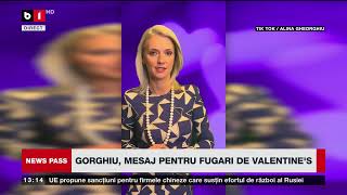 Alina Gorghiu, mesaj pe Tik Tok de Valentines Day_Știri B1TV_14 febr. 2024