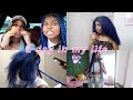 a day in my life | knotless braids, shein haul, piercings, blowout dyer review