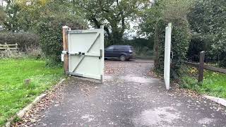 J&A Security Systems BFT Phobos A40 automatic gates in Devon