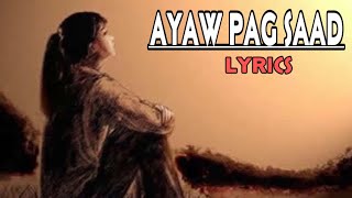 Ayaw Pag saad || LDR Song || Lyrics || Gerlyn & Paul