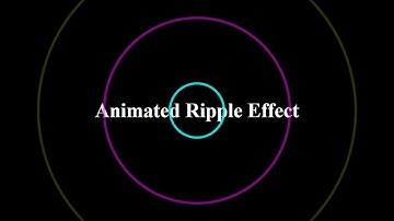 Animated Ripple Effect Background Using HTML & CSS | Pure CSS Water Ripple Animation