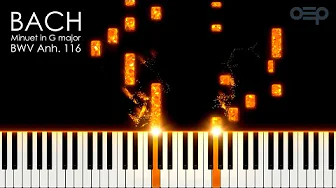 J. S. Bach - Minuet in G major, BWV Anh. 116