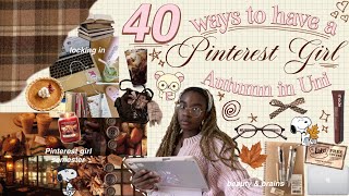 ☕️ ultimate guide to ROMANTICIZING UNI in autumn🍂📚| entering our pinterest uni girl era