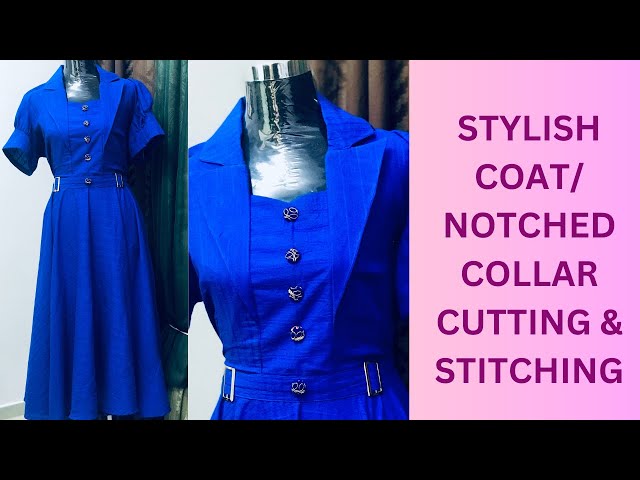Collar Neck Cutting And Stitching | Band Collar | Stitch By Stitch - YouTube