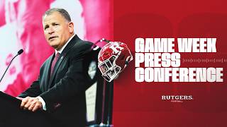 Information Head Coach Greg Schiano Game Week Press Conference - USC News