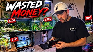 I’ve Spent THOUSANDS on Aquariums… What Was Actually Worth It?