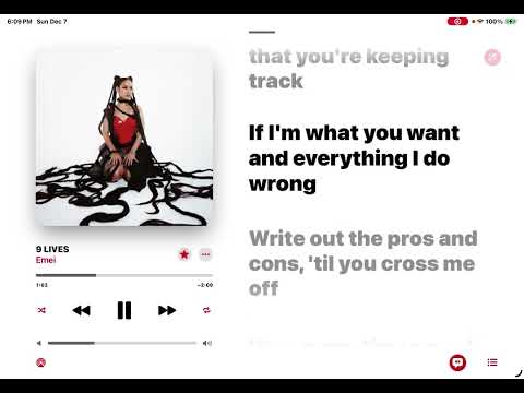 9 LIVES By Emei Cover By Adeline Srry The Beginning Is Flat Its Emei 