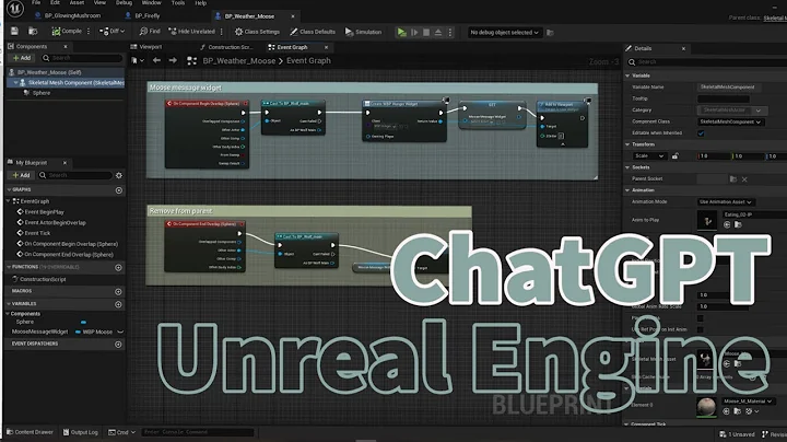 ChatGPT学Unreal Engine：5步学会蓝图实操