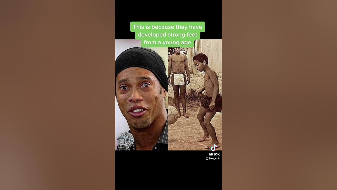 Why Brazilians are so good at football 🥶