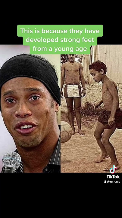 Why Brazilians are so good at football 🥶