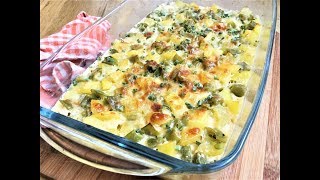 GREEN BEANS AND POTATOES IN WHITE SAUCE RECIPE I Light and Nutritious