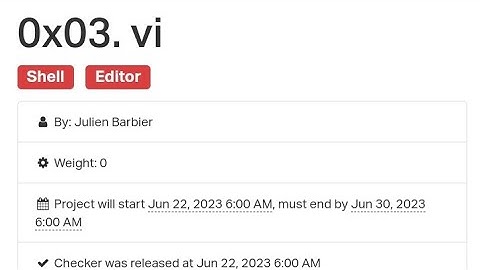 ALX : 0x03_vi project video compilation