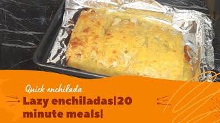 lazy enchiladas|20 minute meals|