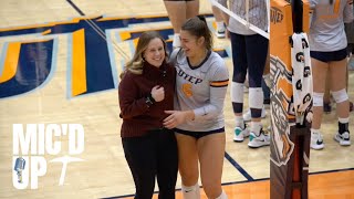 Courtney Johnson UTEP Volleyball Assistant Coach Mic'd Up Against Middle Tennessee | Mic'd Up
