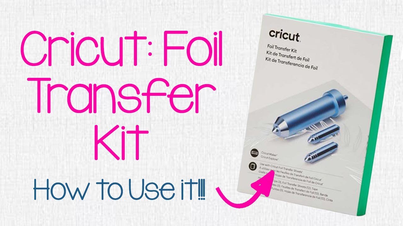 CRICUT Foil Transfer Tool Kit 3 Tips