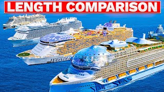 Top 50 Cruise Ship Length Comparison 2024 | Ranking the World’s Longest Cruise Ships | Cosmos