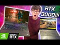 RTX 3080 LAPTOPS ARE HERE!!! Cyberpunk 2077 Gameplay & MEGA Asus ROG Unboxing! (RTX 3000 Mobile) #AD
