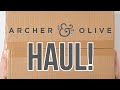 Unboxing My Archer &amp; Olive Order - Huge Journaling and Planner Supply Haul! New Release Items 2023