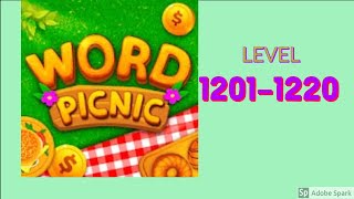 Word Picnic Fun Word Games level 1201 1220 answers gameplay androi ios new latest addictive word puz screenshot 1