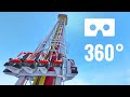 [360 degree video] Drop Tower Catapult Coaster 360° VR Flat Ride