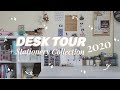 ☁︎ desk tour + stationery collection 2020