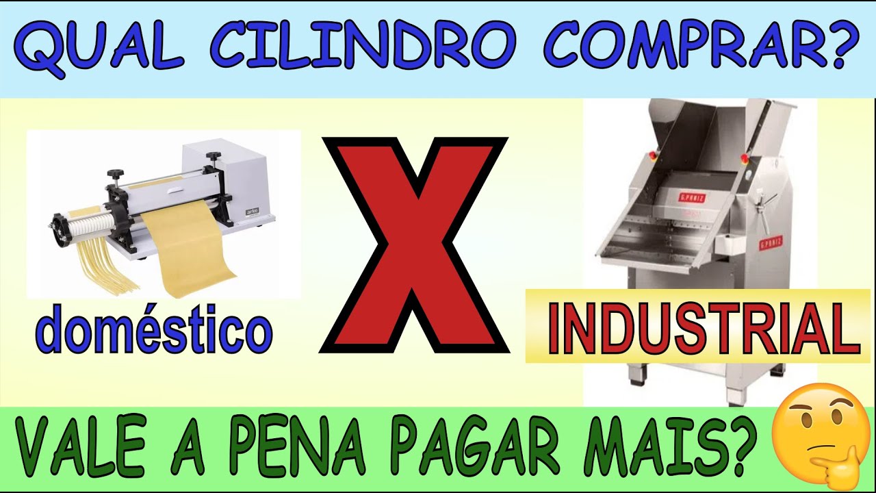 CILINDRO DOMÉSTICO VS CILINDRO INDUSTRIAL - QUAL É O MELHOR PRA VOCÊ? DESCUBRA - PADARIA SAUDÁVEL