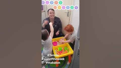 #Makaton sign for Tennis #wetalkmakaton #communication #inclusion #family