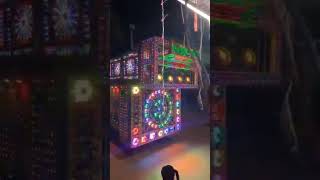 Sabse Heavy DJ Lighting Setup 🌈 | Remix Dance #viral #short #explore #weddingdj #dj