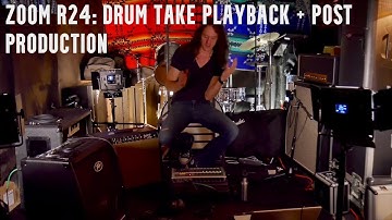 Zoom R24: Drum Playback + Post Production With Mastering Effect