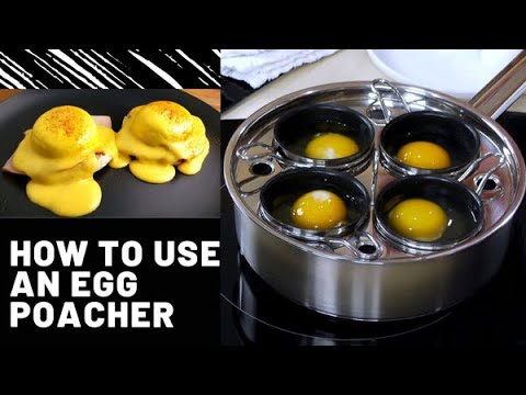 Eggssentials Poached Egg Maker – Nonstick 6 Egg Poaching Cups