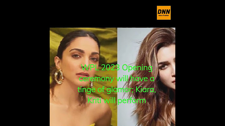 WPL 2023 Opening ceremony will have a tinge of glamor; Kiara and Kriti will perform #shorts #yt