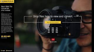 Raw.pics.io online raw converter introduction
