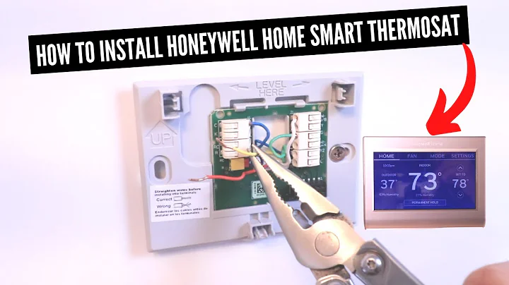 Instalação fácil do termostato inteligente Honeywell Home Wi-Fi