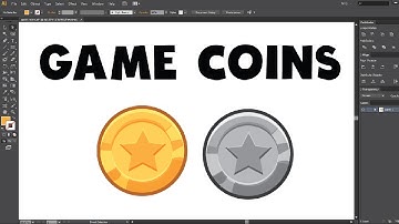 How to Create Gold Coins in Adobe Illustrator for Mobile Game Art - Gumroad course freebie