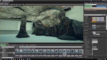 Cave level design making (Timelapse)